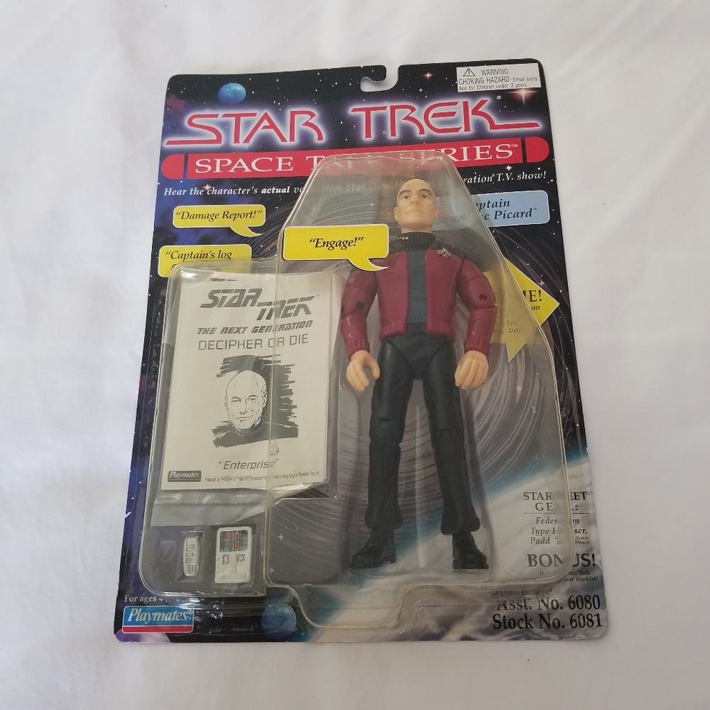 Star Trek Space Talk Series Captain Jean-Luc Picard Action Figure